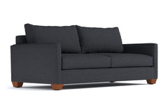 Tuxedo Queen Size Sleeper Sofa Bed :: Leg Finish: Pecan / Sleeper Option: Memory Foam Mattress