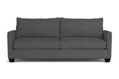 Tuxedo Queen Size Sleeper Sofa Bed :: Leg Finish: Espresso / Sleeper Option: Memory Foam Mattress