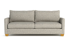 Tuxedo Queen Size Sleeper Sofa Bed :: Leg Finish: Natural / Sleeper Option: Deluxe Innerspring Mattress