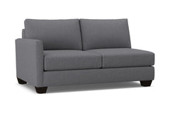 Tuxedo Left Arm Apartment Size Sofa :: Leg Finish: Espresso / Configuration: LAF - Chaise on the Left