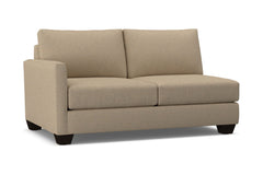 Tuxedo Left Arm Apartment Size Sofa :: Leg Finish: Espresso / Configuration: LAF - Chaise on the Left