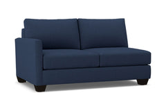 Tuxedo Left Arm Apartment Size Sofa :: Leg Finish: Espresso / Configuration: LAF - Chaise on the Left