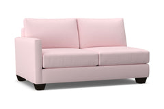 Tuxedo Left Arm Apartment Size Sofa :: Leg Finish: Espresso / Configuration: LAF - Chaise on the Left