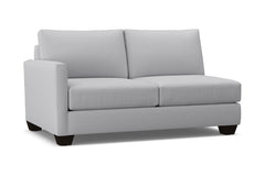Tuxedo Left Arm Apartment Size Sofa :: Leg Finish: Espresso / Configuration: LAF - Chaise on the Left