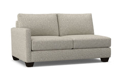 Tuxedo Left Arm Apartment Size Sofa :: Leg Finish: Espresso / Configuration: LAF - Chaise on the Left