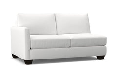 Tuxedo Left Arm Apartment Size Sofa :: Leg Finish: Espresso / Configuration: LAF - Chaise on the Left