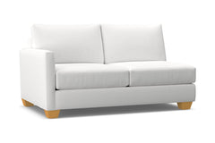 Tuxedo Left Arm Apartment Size Sofa :: Leg Finish: Natural / Configuration: LAF - Chaise on the Left