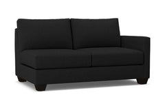 Tuxedo Right Arm Apartment Size Sofa :: Leg Finish: Espresso / Configuration: RAF - Chaise on the Right