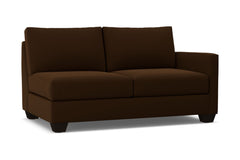 Tuxedo Right Arm Apartment Size Sofa :: Leg Finish: Espresso / Configuration: RAF - Chaise on the Right