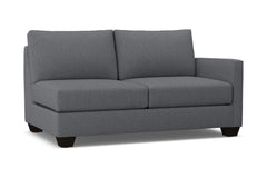 Tuxedo Right Arm Apartment Size Sofa :: Leg Finish: Espresso / Configuration: RAF - Chaise on the Right