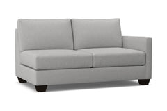 Tuxedo Right Arm Apartment Size Sofa :: Leg Finish: Espresso / Configuration: RAF - Chaise on the Right