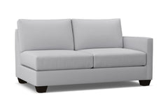 Tuxedo Right Arm Apartment Size Sofa :: Leg Finish: Espresso / Configuration: RAF - Chaise on the Right