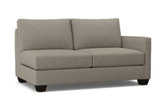 Tuxedo Right Arm Apartment Size Sofa :: Leg Finish: Espresso / Configuration: RAF - Chaise on the Right