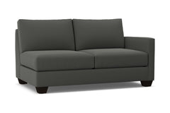 Tuxedo Right Arm Apartment Size Sofa :: Leg Finish: Espresso / Configuration: RAF - Chaise on the Right