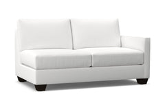 Tuxedo Right Arm Apartment Size Sofa :: Leg Finish: Espresso / Configuration: RAF - Chaise on the Right