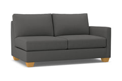 Tuxedo Right Arm Apartment Size Sofa :: Leg Finish: Natural / Configuration: RAF - Chaise on the Right