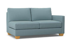 Tuxedo Right Arm Apartment Size Sofa :: Leg Finish: Natural / Configuration: RAF - Chaise on the Right