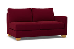 Tuxedo Right Arm Apartment Size Sofa :: Leg Finish: Natural / Configuration: RAF - Chaise on the Right