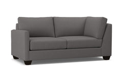 Tuxedo Left Arm Corner Apt Size Sofa :: Leg Finish: Espresso / Configuration: LAF - Chaise on the Left