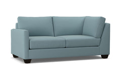 Tuxedo Left Arm Corner Apt Size Sofa :: Leg Finish: Espresso / Configuration: LAF - Chaise on the Left