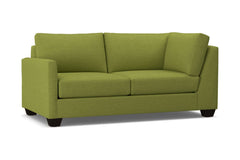 Tuxedo Left Arm Corner Apt Size Sofa :: Leg Finish: Espresso / Configuration: LAF - Chaise on the Left