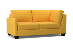 Tuxedo Left Arm Corner Apt Size Sofa :: Leg Finish: Espresso / Configuration: LAF - Chaise on the Left