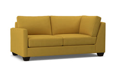 Tuxedo Left Arm Corner Apt Size Sofa :: Leg Finish: Espresso / Configuration: LAF - Chaise on the Left