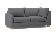 Tuxedo Left Arm Corner Apt Size Sofa :: Leg Finish: Natural / Configuration: LAF - Chaise on the Left