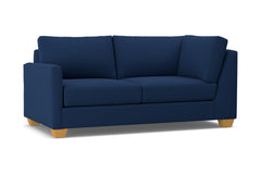 Tuxedo Left Arm Corner Apt Size Sofa :: Leg Finish: Natural / Configuration: LAF - Chaise on the Left