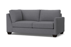 Tuxedo Right Arm Corner Apt Size Sofa :: Leg Finish: Espresso / Configuration: RAF - Chaise on the Right