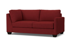 Tuxedo Right Arm Corner Apt Size Sofa :: Leg Finish: Espresso / Configuration: RAF - Chaise on the Right