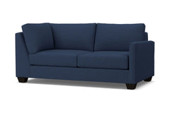 Tuxedo Right Arm Corner Apt Size Sofa :: Leg Finish: Espresso / Configuration: RAF - Chaise on the Right