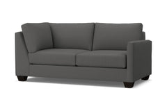 Tuxedo Right Arm Corner Apt Size Sofa :: Leg Finish: Espresso / Configuration: RAF - Chaise on the Right