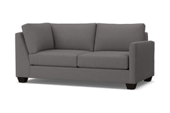 Tuxedo Right Arm Corner Apt Size Sofa :: Leg Finish: Espresso / Configuration: RAF - Chaise on the Right