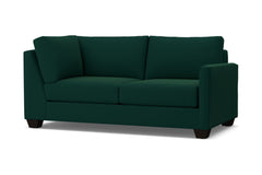 Tuxedo Right Arm Corner Apt Size Sofa :: Leg Finish: Espresso / Configuration: RAF - Chaise on the Right