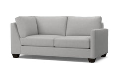 Tuxedo Right Arm Corner Apt Size Sofa :: Leg Finish: Espresso / Configuration: RAF - Chaise on the Right