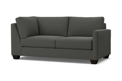 Tuxedo Right Arm Corner Apt Size Sofa :: Leg Finish: Espresso / Configuration: RAF - Chaise on the Right