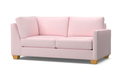 Tuxedo Right Arm Corner Apt Size Sofa :: Leg Finish: Natural / Configuration: RAF - Chaise on the Right