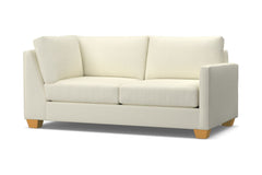 Tuxedo Right Arm Corner Apt Size Sofa :: Leg Finish: Natural / Configuration: RAF - Chaise on the Right