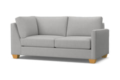 Tuxedo Right Arm Corner Apt Size Sofa :: Leg Finish: Natural / Configuration: RAF - Chaise on the Right