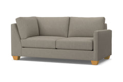 Tuxedo Right Arm Corner Apt Size Sofa :: Leg Finish: Natural / Configuration: RAF - Chaise on the Right