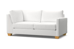Tuxedo Right Arm Corner Apt Size Sofa :: Leg Finish: Natural / Configuration: RAF - Chaise on the Right
