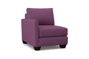 Tuxedo Left Arm Chair :: Leg Finish: Espresso / Configuration: LAF - Chaise on the Left