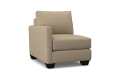 Tuxedo Left Arm Chair :: Leg Finish: Espresso / Configuration: LAF - Chaise on the Left