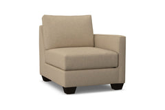 Tuxedo Right Arm Chair :: Leg Finish: Espresso / Configuration: RAF - Chaise on the Right