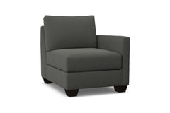 Tuxedo Right Arm Chair :: Leg Finish: Espresso / Configuration: RAF - Chaise on the Right