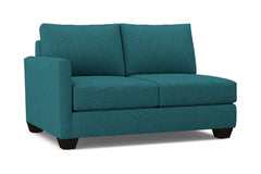 Tuxedo Left Arm Loveseat :: Leg Finish: Espresso / Configuration: LAF - Chaise on the Left