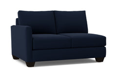 Tuxedo Left Arm Loveseat :: Leg Finish: Espresso / Configuration: LAF - Chaise on the Left