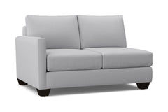 Tuxedo Left Arm Loveseat :: Leg Finish: Espresso / Configuration: LAF - Chaise on the Left