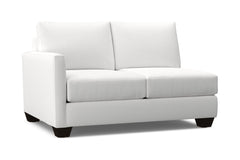 Tuxedo Left Arm Loveseat :: Leg Finish: Espresso / Configuration: LAF - Chaise on the Left